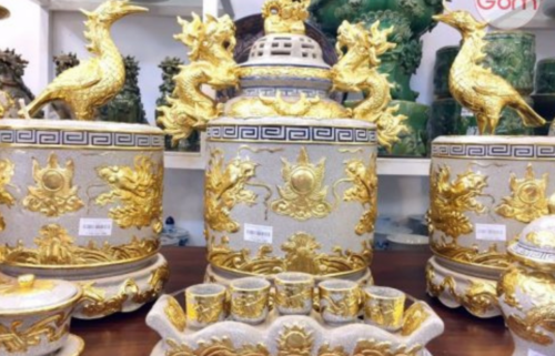 Lư hương gốm sứ Bát Tràng